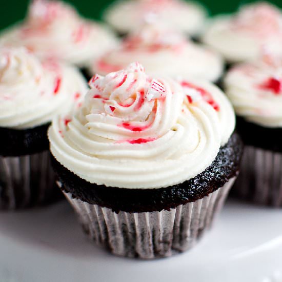 Chocolate Peppermint Cupcakes