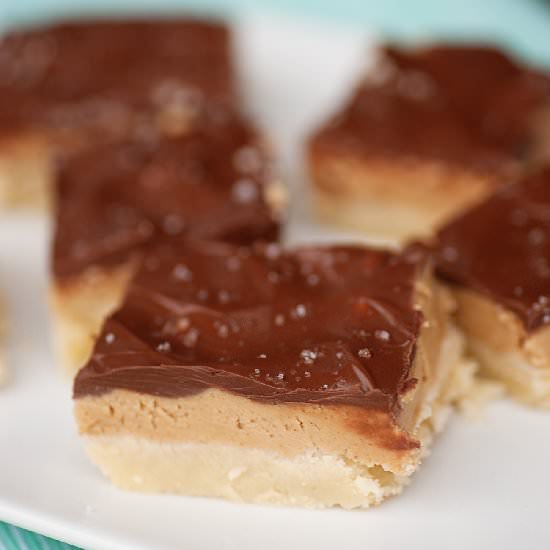 Chocolate Peanut Butter Shortbread