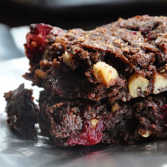 Cranberry Walnut Brownies