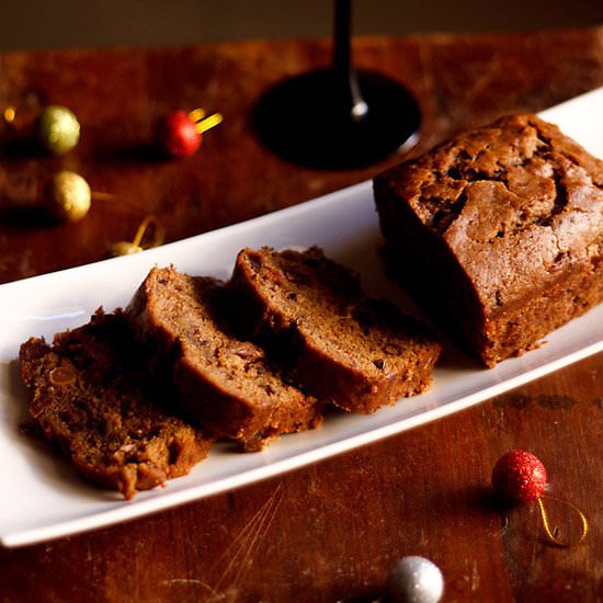 Eggless Christmas Wine Fruit Cake