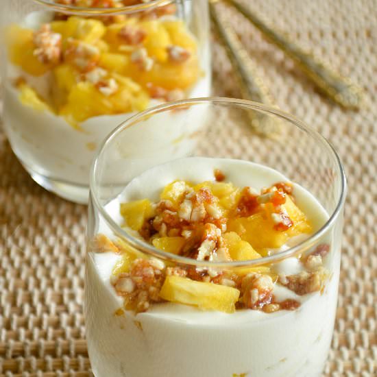 No Bake Pineapple Pudding