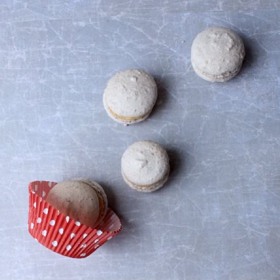 Eggnog Macarons