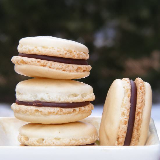 French Macarons with Choc Ganache