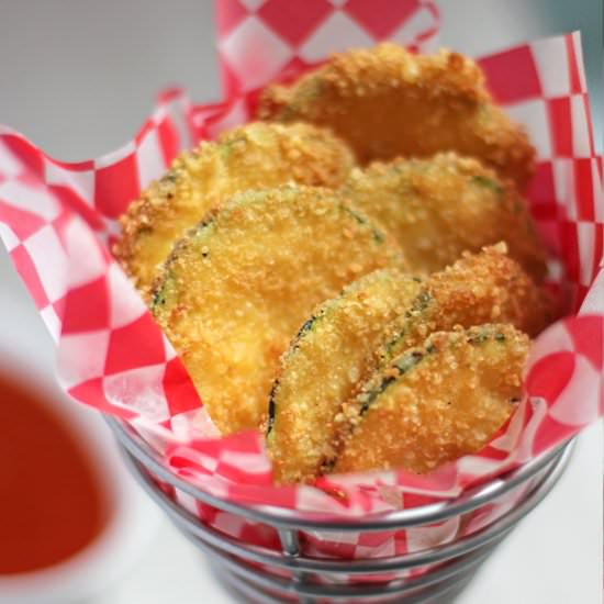 Zucchini Parmesan Chips