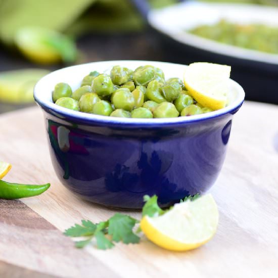 Spiced Green Peas