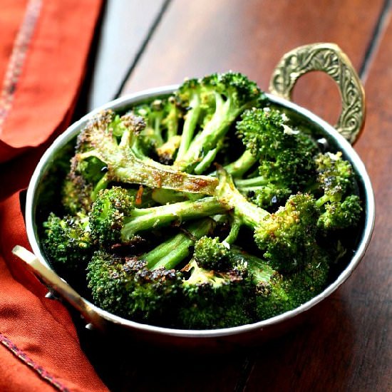 Curry Roasted Broccoli