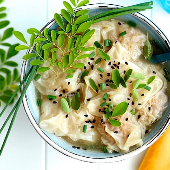Pork & Shrimp Dumpling Soup