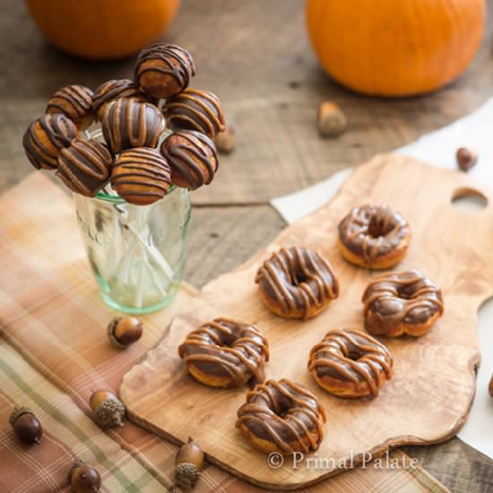 Pumpkin-Spiced Mini Donuts