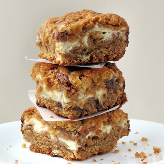 Chocolate Chip Cream Cheese Bars