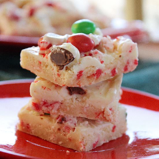 Peppermint White Chocolate Bars