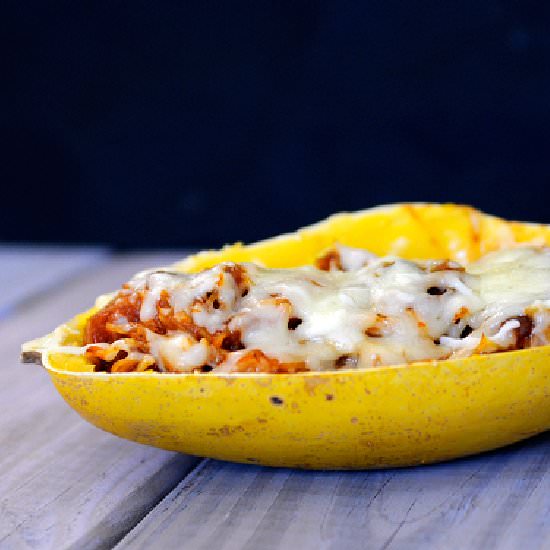 Pizza Stuffed Spaghetti Squash