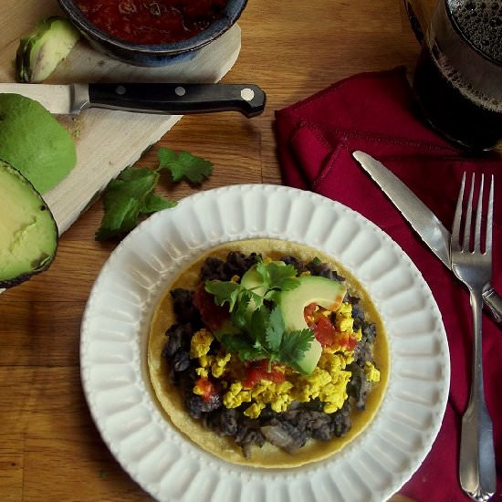 Tofu Huevos Rancheros