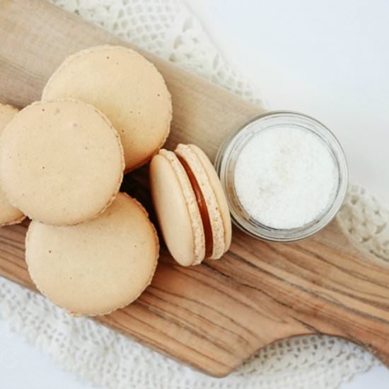 Salted Caramel French Macarons