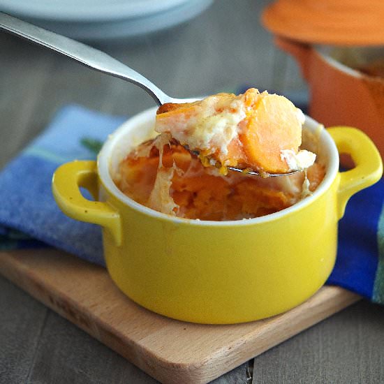Sweet Potato Gratin Dauphinois