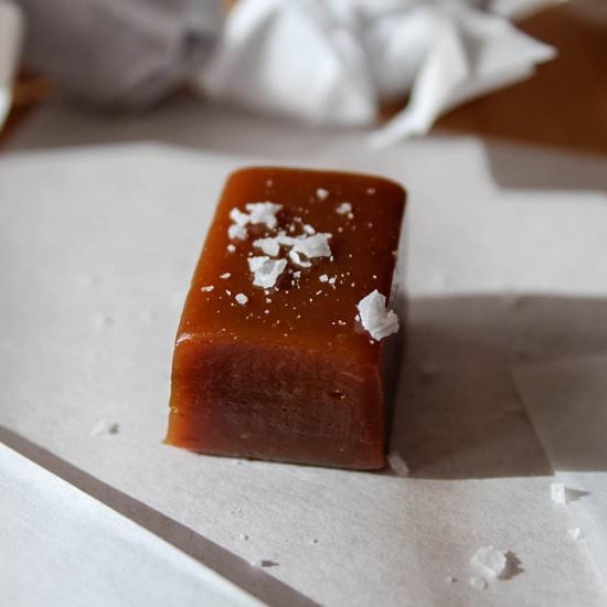 Bourbon Vanilla Caramels