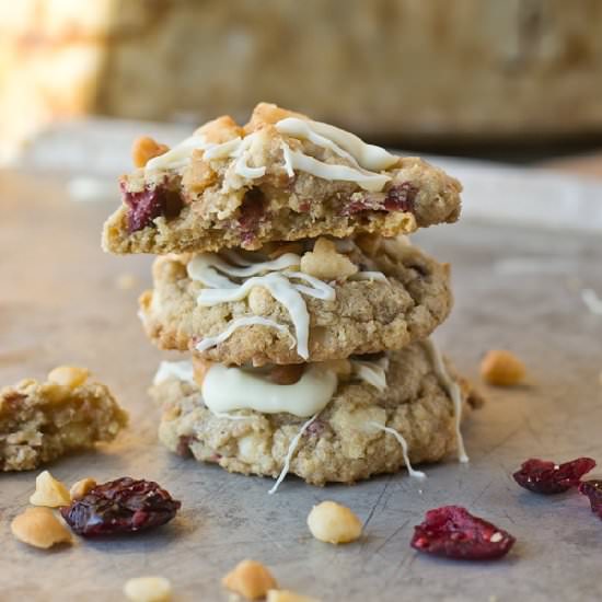 White Chocolate Cranberry Cookies