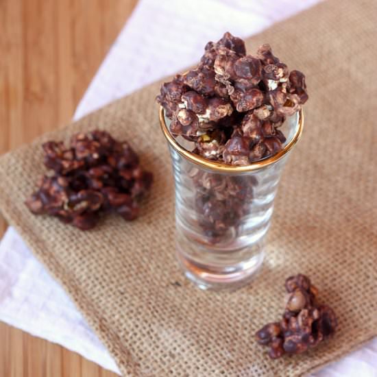 Bourbon Pecan Chocolate Popcorn