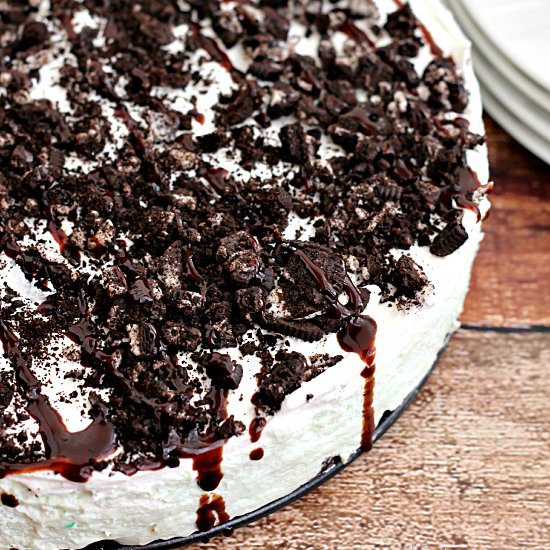 No Bake Mint Oreo Cheesecake