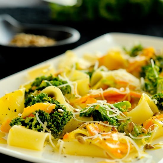 Pasta with Winter Vegetables