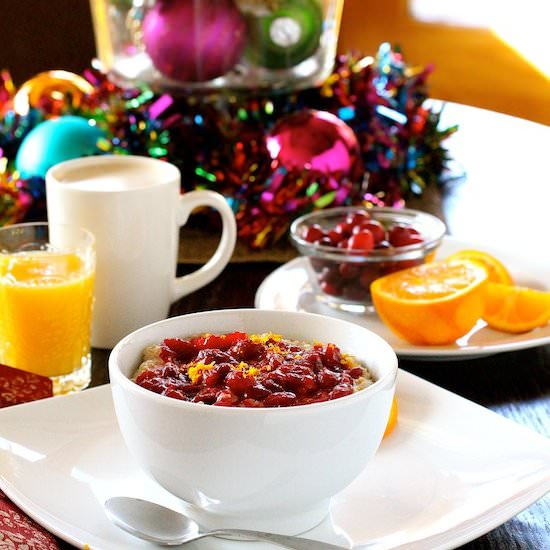 Cranberry Orange Steel Cut Oats