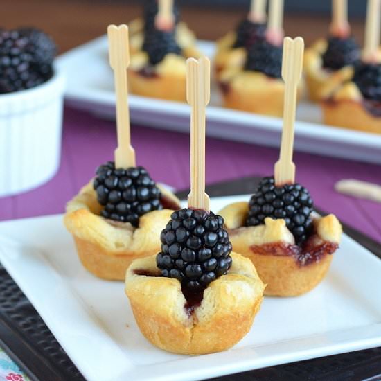 Blackberry Brie Bites