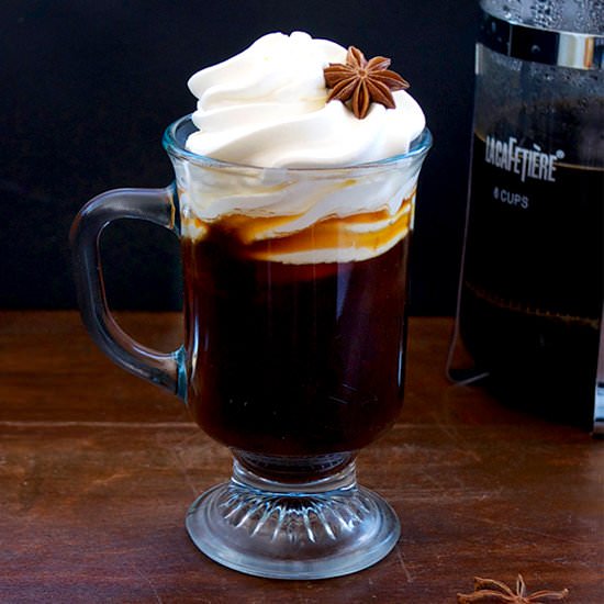 Anise Cream Rye Spiked Coffee