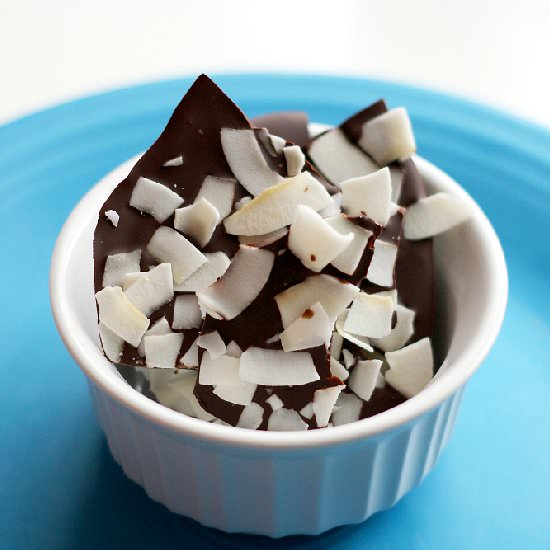 Dark Chocolate Coconut Bark