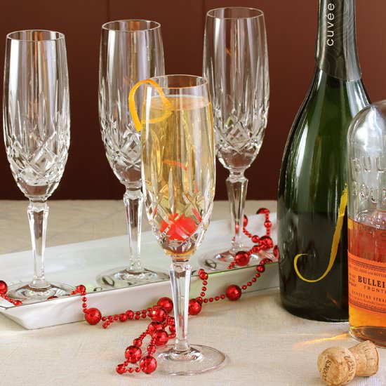 Ball Drop Champagne Cocktail