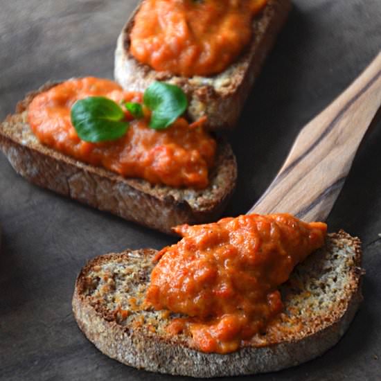 Dip with eggplant