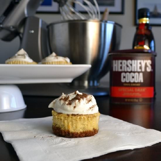 Mini Tiramisu Cheesecakes