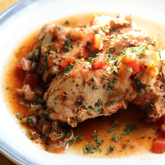 Slow Cooker Salsa Chicken