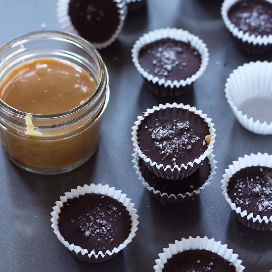 Chocolate Dulce de Leche Cups