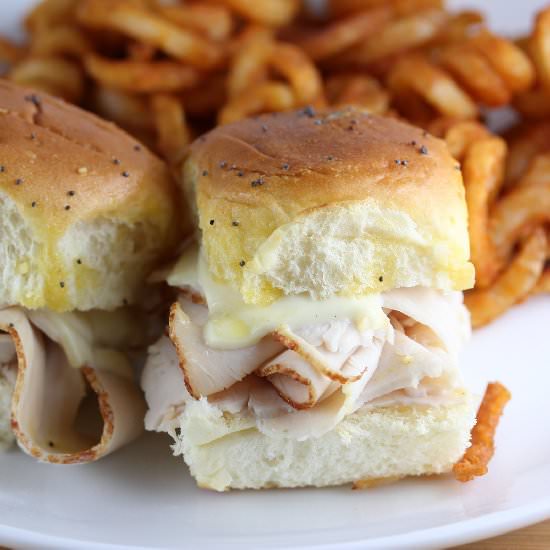 Turkey and Cheese Sliders