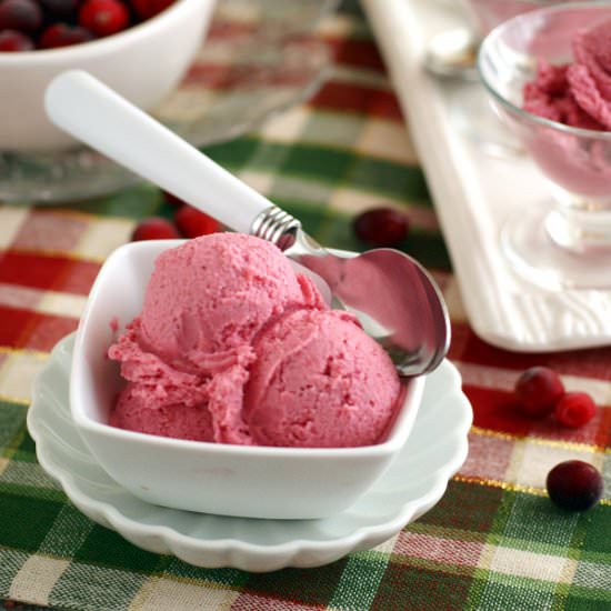 Cranberry Ice Cream