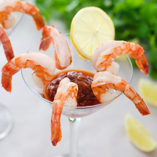 Easy Paleo Shrimp Cocktail