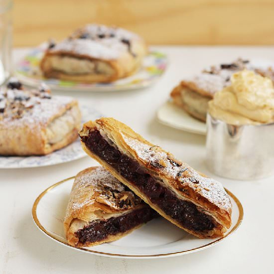 Leftover Xmas Pudding Strudel