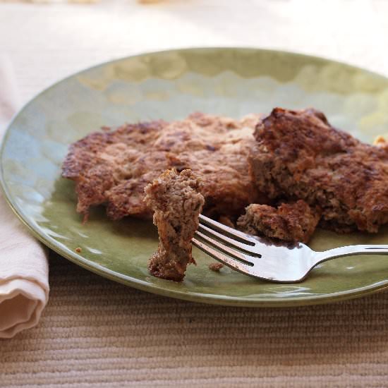 Ground Beef Pancakes