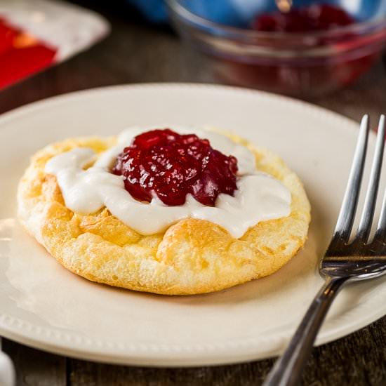 Low Carb Oopsie Roll Danish