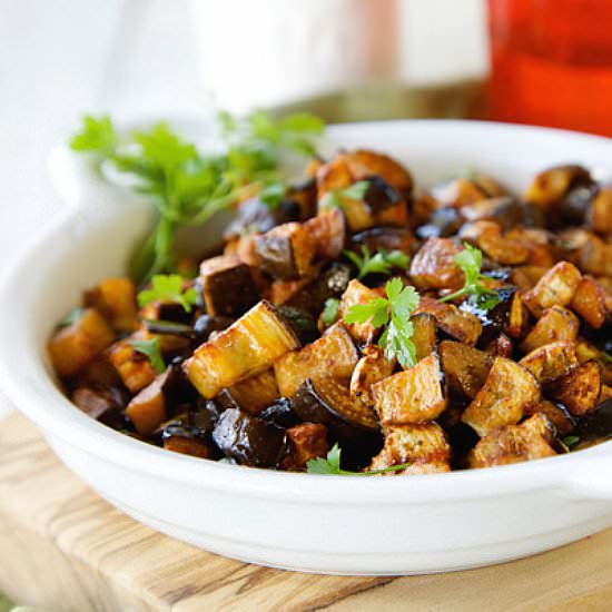 Spiced Paprika Eggplant