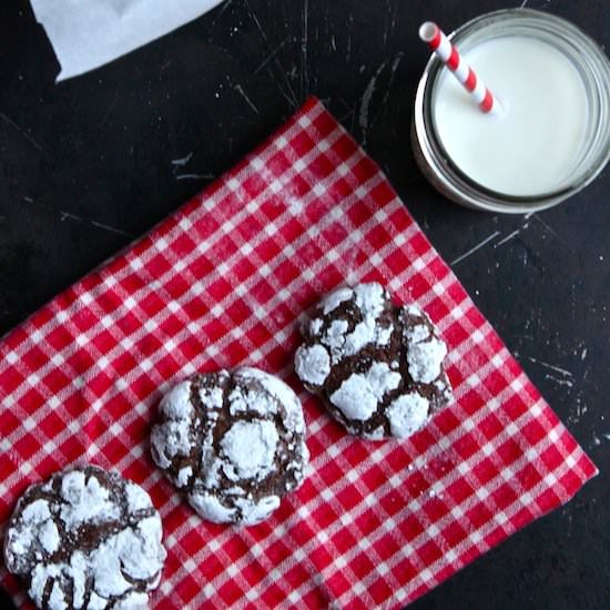 Chocolate Crackle Cookies
