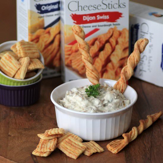 Caramelized Onion and Bacon Dip