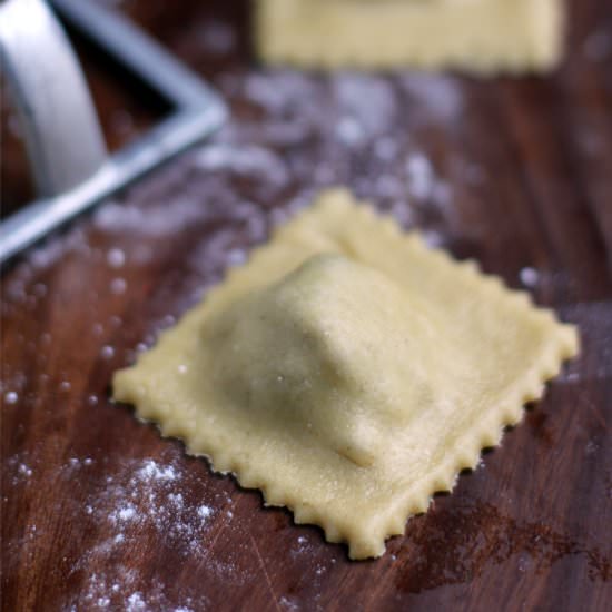 Barley Ravioli with Short Ribs