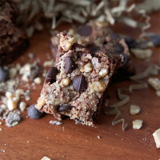 Toffee & Choc Chip Brownies