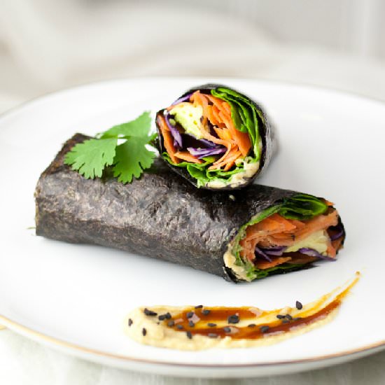 Easy Fusion Nori Veggie Wraps