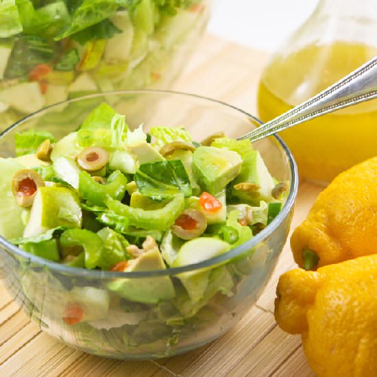 Green Salad with Lemon Vinaigrette