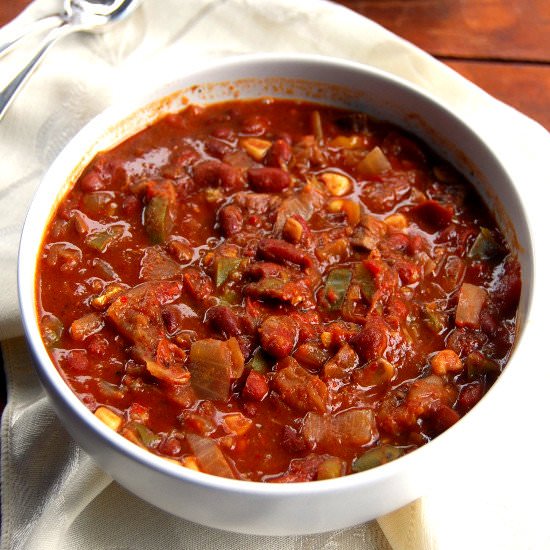 Fat Free Slow Cooker Chili