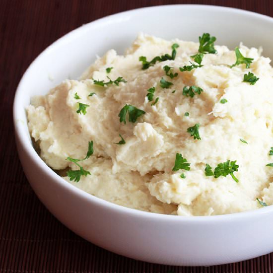 Mashed Parnips Potatoes Horseradish