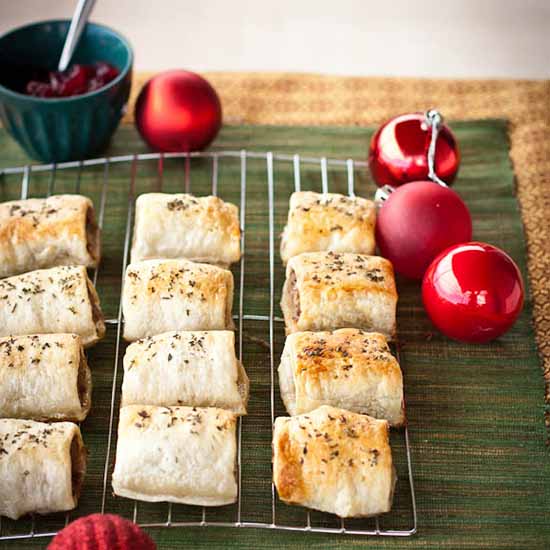 Turkey & Cranberry Sausage Rolls