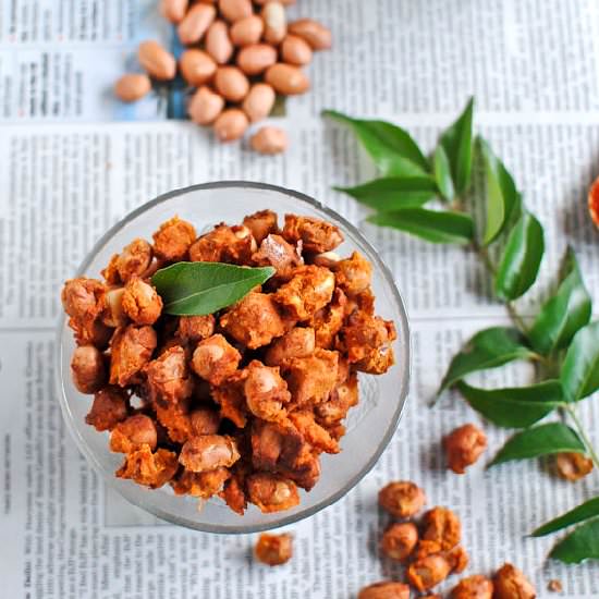 Baked Masala Peanuts