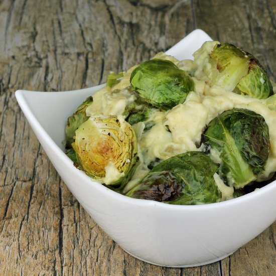 Dijon Garlic Brussel Sprouts